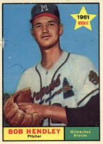 1961 Topps Baseball Cards      372     Bob Hendley RC